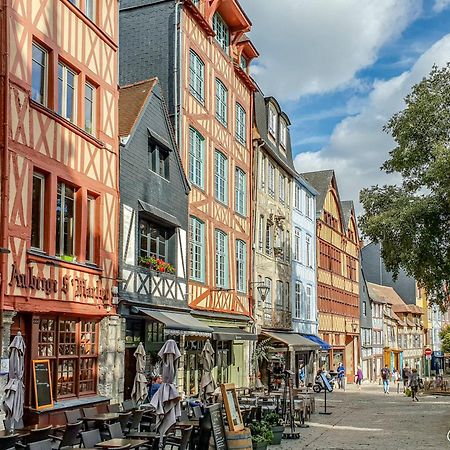Charme Et Elegance - Coup De Coeur - Prox Gare Rouen Exterior foto