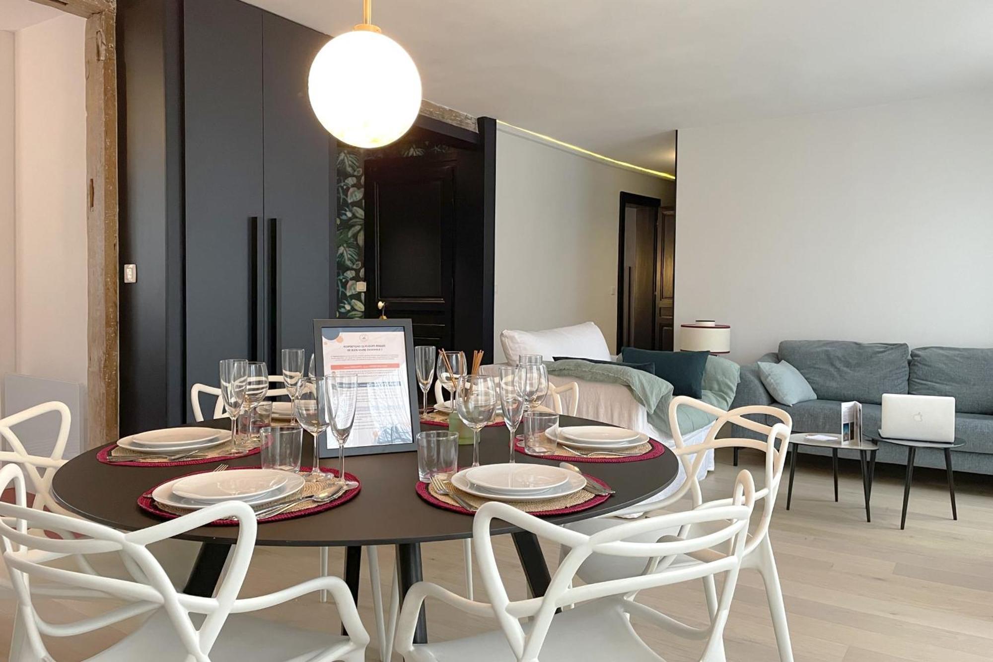 Charme Et Elegance - Coup De Coeur - Prox Gare Rouen Exterior foto